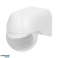 Bewegingssensor 180° IP44. 800W. mini. wit foto 1
