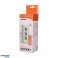 Socket 3x2P Z. schuko. white silver image 1