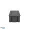NOEN Möbelkassette mit integrierter PVC-Rahmen für modulare Steckdosen 3 x 45x45mm oder 6 x 22.5x45mm. Kabel 1,5m. schwarz Bild 6