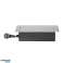 Recessed furniture socket with flat milled edge and 1.5m cord. 3x2P Z Schuko. silver image 4