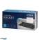 Ingebouwde meubelcontactdoos met vlak gefreesde rand en USB-oplader. 2x2P Z Schuko. 2x USB type A C; 3.6A. zwart foto 1