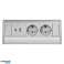 Πρίζα επίπλων 2x2P Z Schuko . 2xUSB τύπου A C; 2.4A . γκρι-ασημί εικόνα 3