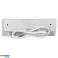 Меблева розетка 2х2П з Schuko . 2xUSB типу A C; 2,4A . білий і сріблястий зображення 6