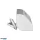 Möbelsteckdose 2x2P Z. 2xUSB Typ A C; 2.4A . weiß-silber Bild 5