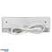 Möbelsteckdose 2x2P Z. 2xUSB Typ A C; 2.4A . weiß-silber Bild 6