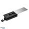 Meubelcontactdoos met schuifdeksel. 2x2P Z (Frans). USB A C. zilver foto 6