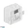 Kasse n/t CLICK. IP54. 12 passager. 75x75x41mm. hvid billede 3