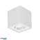 CAROLIN DLS GU10 светильник max 35W. IP20. квадратный. белый изображение 1