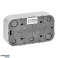 ToDo Dobbeluttak 2x2P Z. 16A/230VAC. IP20.Schuko.Hvit 10 stk. bilde 4
