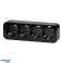 Firkontakt ToDo 2P Z Schuko IP20. 16A. 230V AC. svart bilde 4