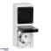 Interrupteur unipolaire  Prise 2P Z Schuko AQUATIC MINI IP 54 noir et blanc photo 1