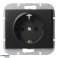 Einzelsteckdose p/t 2P Z Schuko Onyx. 16A. 250V. PT 17O. schwarz Bild 3