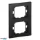 Dobbel vertikal ramme Onyx. Ra 2OP. svart bilde 1