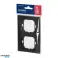 Dobbel vertikal ramme Onyx. Ra 2OP. svart bilde 2