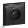 Einzelsteckdose p/t 2P Z Luna. 16A. 250V. PT 16L. schwarz Bild 4