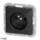 Enkel stikkontakt p/t 2P Z Pearl. 16A. 250V. PT 16P. svart bilde 1