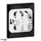Doppel-P/T-Steckdose 2x2P Pearl. 16A. 250V. PT 5 P. schwarz Bild 5