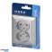 Çift priz p/t 2x2P Z Pearl. 16A. 250V. PT 6 P. antrasit fotoğraf 2