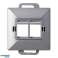 Лицевая панель   2xRJ45 Pearl. PC ARJ45/P2. антрацит изображение 3