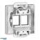 Лицевая панель   2xRJ45 Pearl. PC ARJ45/P2. антрацит изображение 5