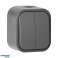 Switch for candle holder B2. 10A. 250V. IP54. WNT 2B2. gray image 1