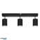 DOA SP 3I. wall and ceiling fixture. GU10 max. 3x50W. IP20. black image 3