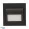 DRACO LED 1.2W. Unterputz Treppenleuchte. 12V DC. 100lm. 3000K. schwarz Bild 1