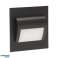 DRACO LED 1.2W. Unterputz Treppenleuchte. 12V DC. 100lm. 3000K. schwarz Bild 2