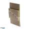 LYNX LED 1.2W. luminaire mural d'escalier. 12V DC. 100lm. 3000K. laiton photo 4
