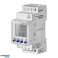 Elektronisk tidsprogrammerer. 52 programmer. 3 menuesprog. 2 moduler. DIN TH 35mm billede 1