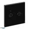 Doppelschalter Unterputz Wi-Fi Tuya Smart Home, schwarz Bild 3