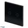 Doppelschalter Unterputz Wi-Fi Tuya Smart Home, schwarz Bild 4