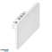 Interruptor empotrado doble Wi-Fi Tuya Smart Home, blanco fotografía 5
