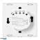 Interruptor empotrado doble Wi-Fi Tuya Smart Home, blanco fotografía 6