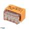 Conector de instalação de 8 fios; para fio 0.75 2.5mm?; IEC 300V/24A; Blister 8 unidades. foto 1