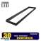 LED-plafondpaneel 120x30 36w lamp slanke lichtbak 6000K koud frame Opbouw zwart foto 2