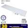 LED-plafondpaneel 120x30 36w lamp slanke lichtbak 6000K koud frame Opbouw zwart foto 3