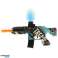 Vann gel ball pistol rifle blå USB batteristrøm 550pcs. 7 8mm bilde 1