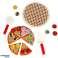 Ensemble de jeu en bois à pizza avec accessoires 20cm photo 1