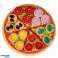 Ensemble de jeu en bois à pizza avec accessoires 20cm photo 2