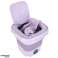 Lavatrice automatica da viaggio mini pieghevole portatile 8L viola foto 3