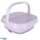 Lavatrice automatica da viaggio mini pieghevole portatile 8L viola foto 6