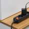 Black Extension Cord Rebel 3 Outlet 1.5m with Switch image 3