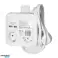 Quadratische Steckdosenleiste mit USB-Ladegerät 3x2P Z Schuko. 2xUSB A. Kabel 3x1.5mm2. 1.4m Bild 1
