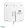 Quadratische Steckdosenleiste mit USB-Ladegerät 3x2P Z Schuko. 2xUSB A. Kabel 3x1.5mm2. 1.4m Bild 5