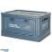 Organizer per baule da campeggio blu navy foto 2