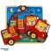 Puzzle en bois trieur puzzle pompiers photo 1