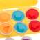 Pädagogischer Puzzle-Sortierer Match Egg Formen 12 Teile Bild 2