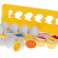 Educational jigsaw puzzle sorter match shapes numbers eggs 12 pieces image 4