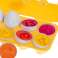 Educational jigsaw puzzle sorter match shapes numbers eggs 12 pieces image 6